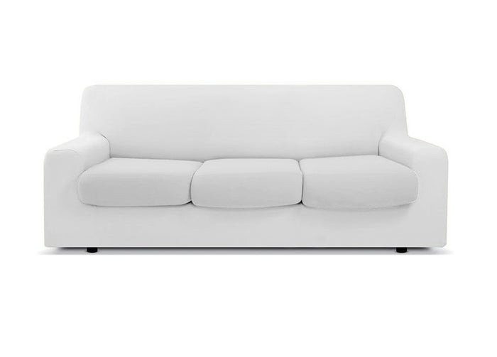 Copridivano Antimacchia Elasticizzato Protettivo Impermeabile Genius Tinta Unita - 3 Posti - Bianco 1000