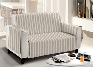 Copridivano Antiscivolo Disegno Diletta Modello O.B. - 3 Posti - Grigio