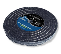 Disco Lucidatura In Cotone Jeans Medium Soft 300 mm Per Lucidare A Specchio Alluminio Acciaio Inox Cromature Metalli Ottone Rame Da Mola Lucidante