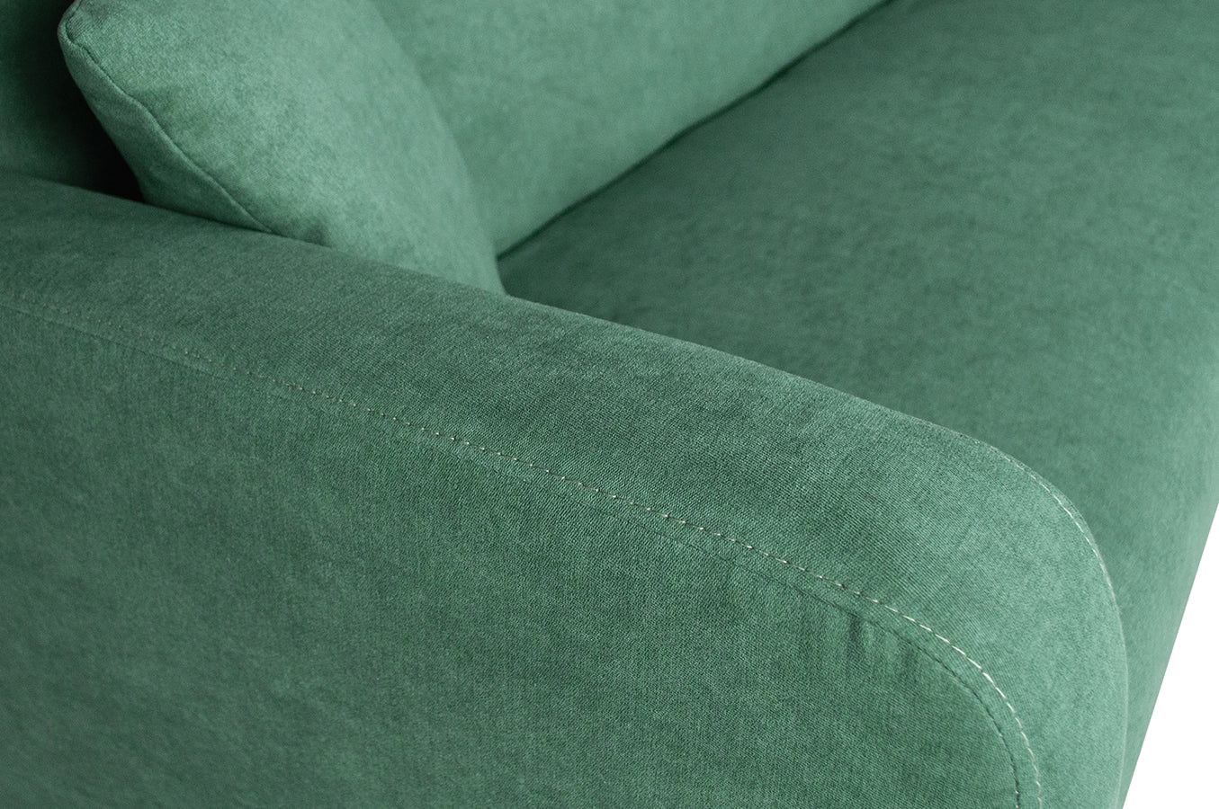 Divano letto clic clac in tessuto vellutato, divano 3 posti mod. Henry - Colore: Verde abete - DL-HE38FBC