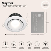 Una Lampada Da Incasso Dl030-2-01W