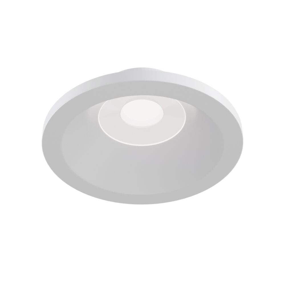 Faretto Da Incasso Moderno Zoom Alluminio Bianco 1 Luce