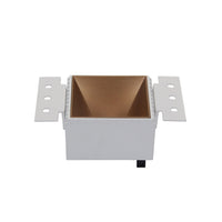 Faretto Da Incasso Moderno Share Alluminio Oro 1 Luce Diffusore Vetro Ottone