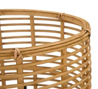 Portavasi Rattan Coppia cm Ø 38X90-33X60