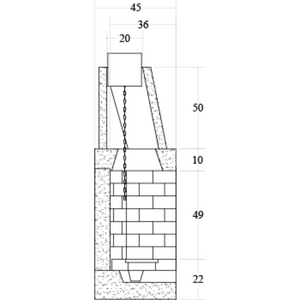 Camino legna prefabbricato refrattario focolare aperto m80 ref riscaldamento