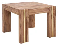 Tavolo Da Caffe' Quadrato Elegant Sheesham Cm 58X58X45