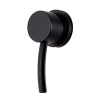 SINED Doccia Solare Bianca In Alluminio Dafne con Soffione Rotondo da 20 cm e Rubinetto Lavapiedi Struttura Curva e Serbatoio da 35 Litri Altezza 226 cm Ideale per Esterni