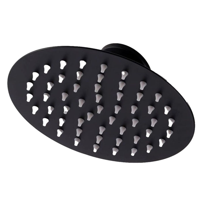 SINED Doccia Solare Bianca In Alluminio Dafne con Soffione Rotondo da 20 cm e Rubinetto Lavapiedi Struttura Curva e Serbatoio da 35 Litri Altezza 226 cm Ideale per Esterni