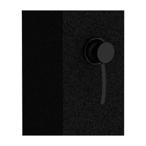 Sined Dino Doccia Solare Calda Da Esterno Con Base In Alluminio e Tubo In Acciaio Nero Serbatoio 26 Litri Soffione Quadrato In Abs Miscelatore Lavapiedi