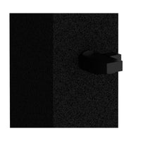 Sined Dino Doccia Solare Calda Da Esterno Con Base In Alluminio e Tubo In Acciaio Nero Serbatoio 26 Litri Soffione Quadrato In Abs Miscelatore Lavapiedi