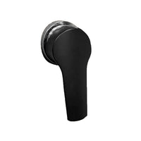 SINED Doccia Solare Nera In Alluminio con Fascia Centrale Inox Serbatoio 40 Litri Altezza 224 cm Miscelatore e Soffione Quadrato Modello Ella