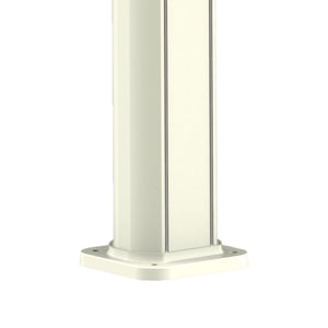 Sined Emi Doccia Solare In Alluminio Con Soffione e Lavapiedi Da 25 Litri Bianca