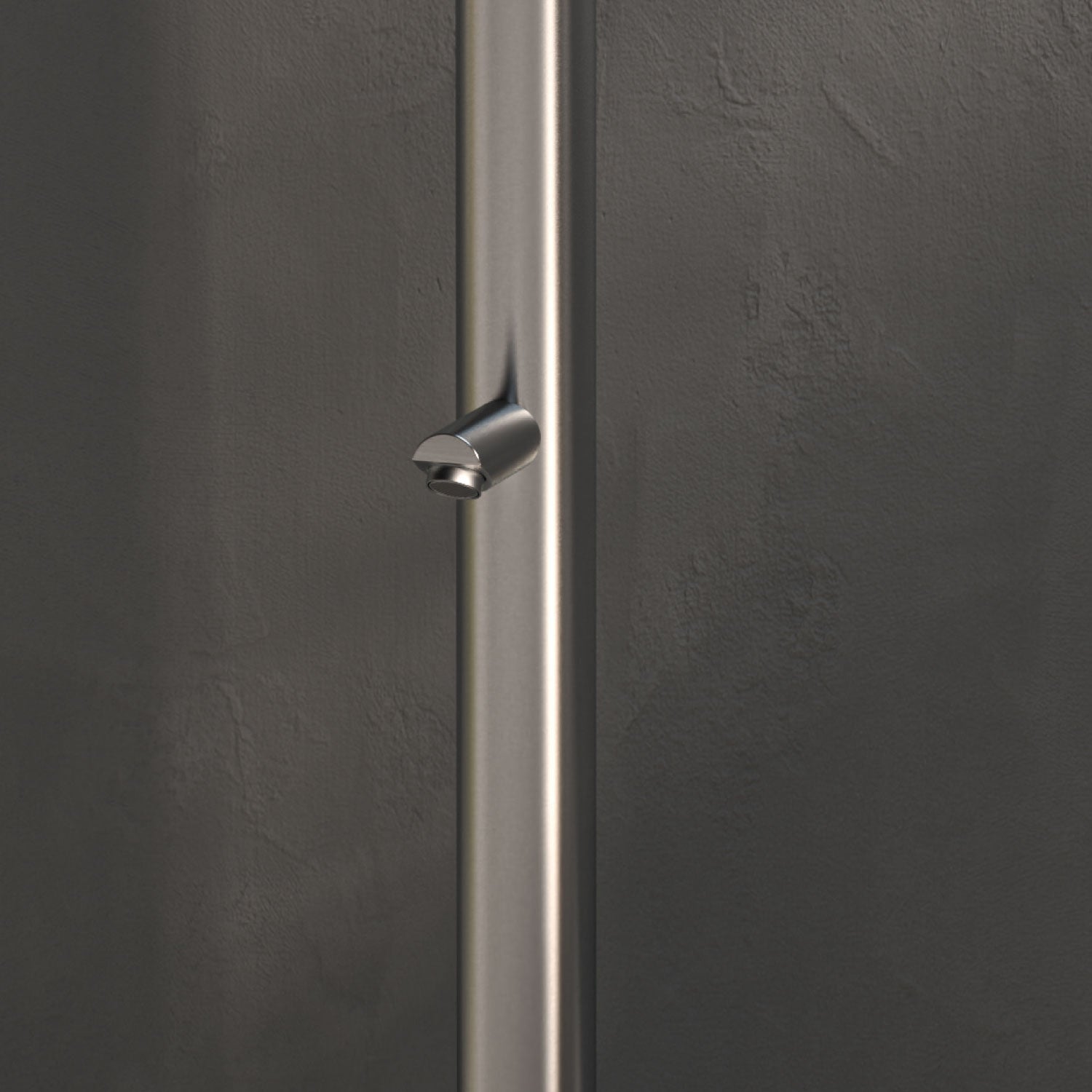 SINED Doccia Esterna Inox Satinato in Acciaio 316L 244 cm di Altezza 6 cm di Diametro Con Sistema Cbox Ideale per Ambienti Marini e Piscine Modello Olbia