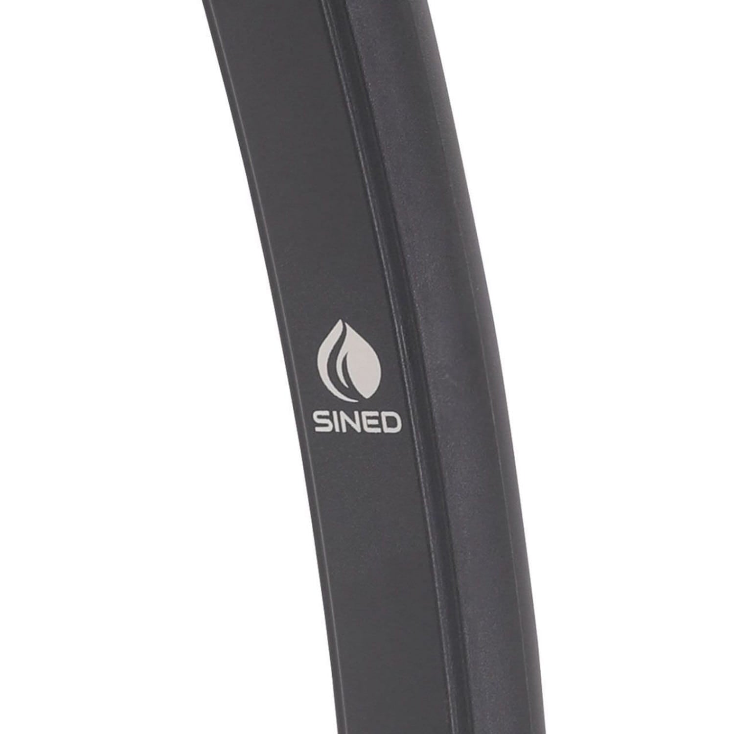 Sined Sole Grigia Doccia Solare Da Piscina Curva In Polietilene Hd Con Lavapiedi Grigio