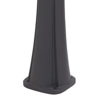 Sined Sole Grigia Doccia Solare Da Piscina Curva In Polietilene Hd Con Lavapiedi Grigio