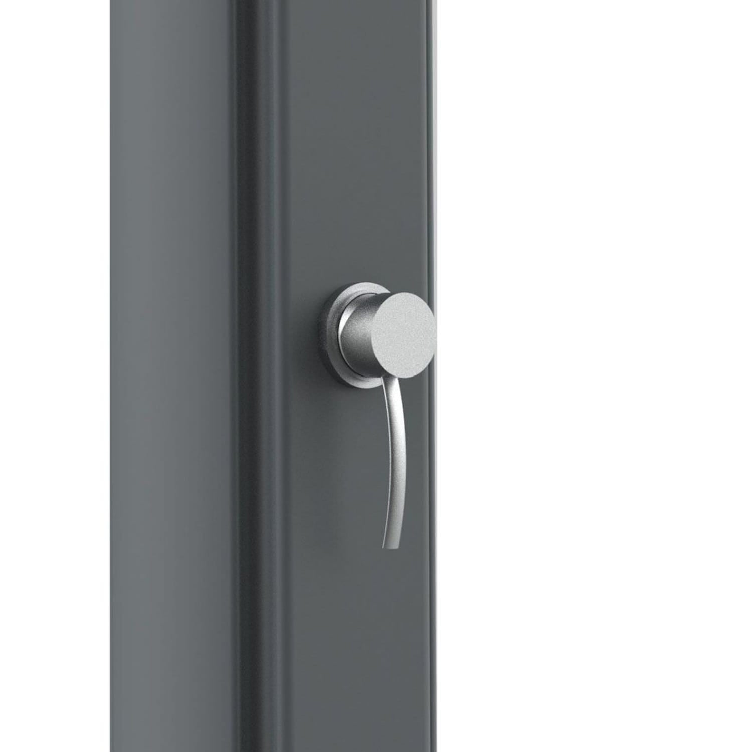 Sined Sole Xxl Doccia Riscaldamento Solare In Polietilene Serbatoio 40 Lt Grigia