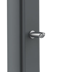 Sined Sole Xxl Doccia Riscaldamento Solare In Polietilene Serbatoio 40 Lt Grigia