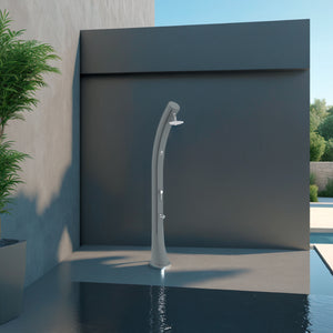 Sined Sole Xxl Doccia Riscaldamento Solare In Polietilene Serbatoio 40 Lt Grigia