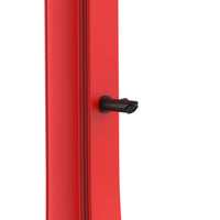 Sined Sole Xxl Doccia Solare Curva In Polietilene Con Lavapiedi Serbatoio Da 40 Lt Rossa Rubinetto Lavapiedi Accessori In Metallo Colore Nero