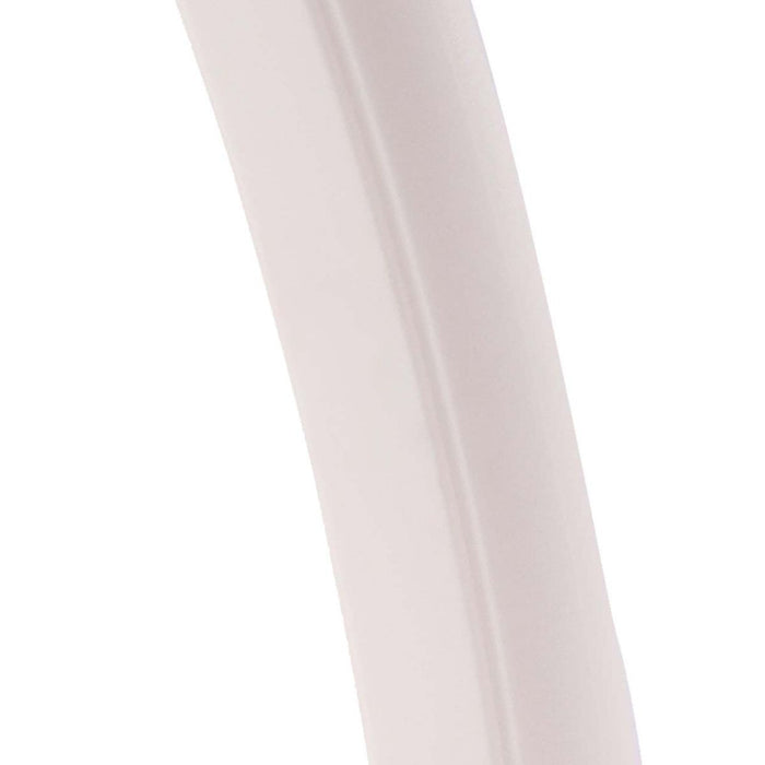 MPC Doccia Riscaldamento Solare Bianca in Polietilene HD Struttura Curva Altezza 226 cm Serbatoio 25 Litri e Accessori in Ottone Modello Rio