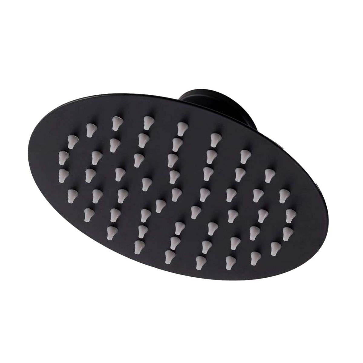 MPC Doccia Riscaldamento Solare Bianca in Polietilene HD Struttura Curva Altezza 226 cm Serbatoio 25 Litri e Accessori in Ottone Modello Rio