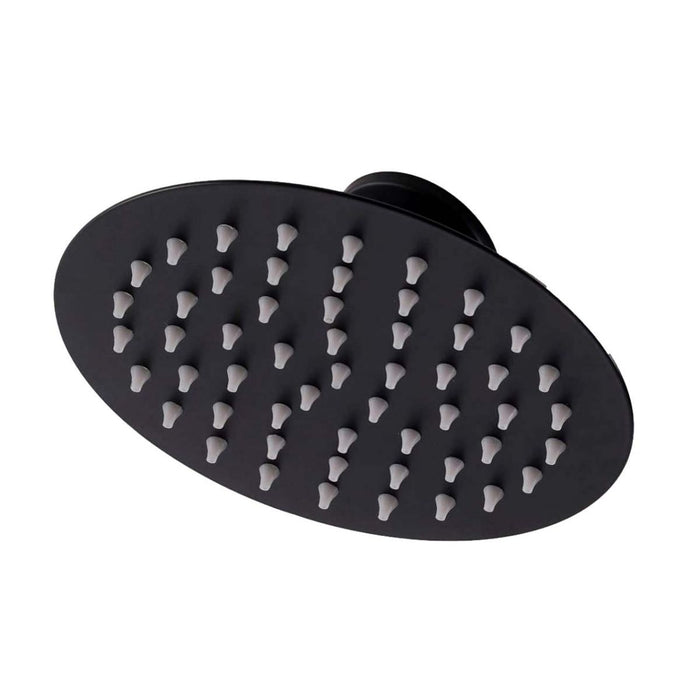 MPC Doccia Riscaldamento Solare Bianca in Polietilene HD Struttura Curva Altezza 226 cm Serbatoio 25 Litri e Accessori in Ottone Modello Rio