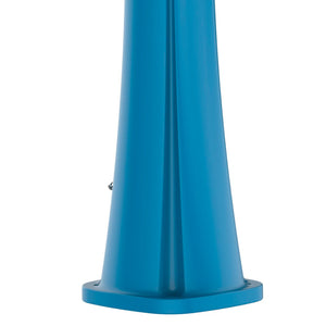 Starmatrix Rio Doccia a Riscaldamento Solare Curva In Polietilene Serbatoio 25 l Con Lavapiedi Blu Soffione Rotondo Serbatoio 25 Litri Con Lavapiedi Accessori e Rubinetti In Ottone