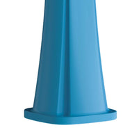 Starmatrix Rio Doccia a Riscaldamento Solare Curva In Polietilene Serbatoio 25 l Con Lavapiedi Blu Soffione Rotondo Serbatoio 25 Litri Con Lavapiedi Accessori e Rubinetti In Ottone