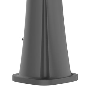 Starmatrix Rio Doccia Solare Curva In Polietilene Serbatoio 25 l Con Lavapiedi Grigio Soffione Rotondo Serbatoio 25 Litri Con Lavapiedi Accessori e Rubinetti In Ottone