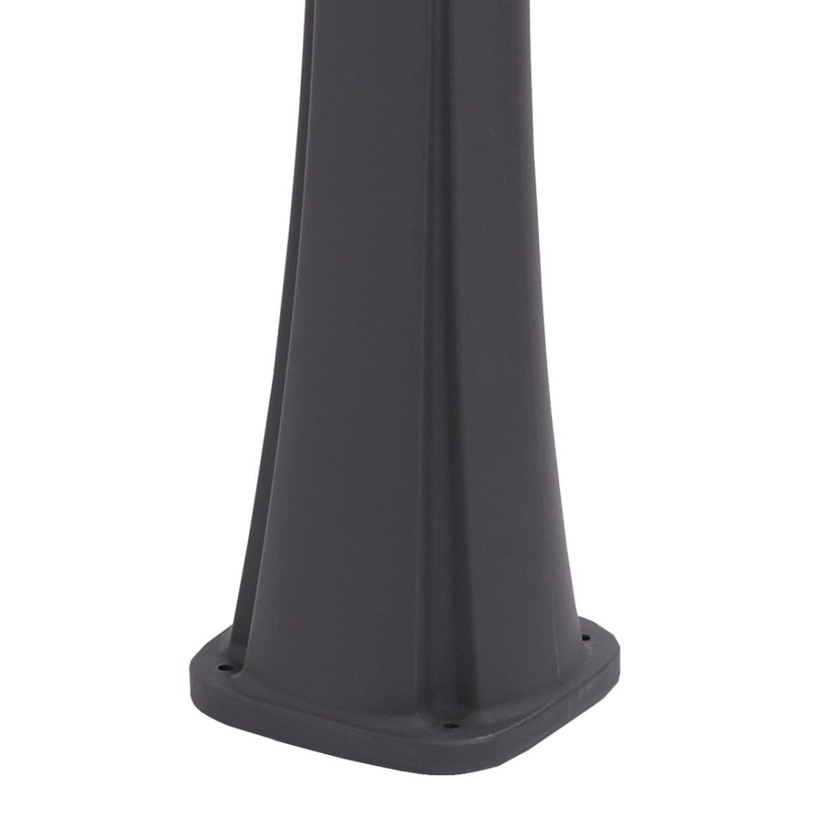 Starmatrix Rio Doccia Solare Curva In Polietilene Serbatoio 25 l Con Lavapiedi Grigio Soffione Rotondo Serbatoio 25 Litri Con Lavapiedi Accessori e Rubinetti In Ottone