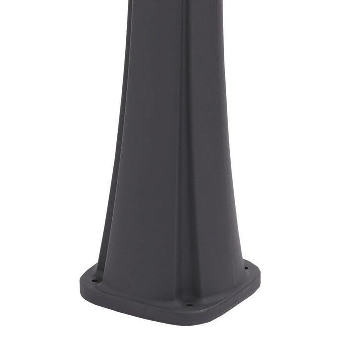 Starmatrix Rio Doccia Solare Curva In Polietilene Serbatoio 25 l Con Lavapiedi Grigio Soffione Rotondo Serbatoio 25 Litri Con Lavapiedi Accessori e Rubinetti In Ottone