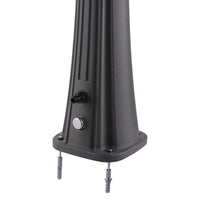 Starmatrix Rio Doccia Solare Curva In Polietilene Serbatoio 25 l Con Lavapiedi Grigio Soffione Rotondo Serbatoio 25 Litri Con Lavapiedi Accessori e Rubinetti In Ottone