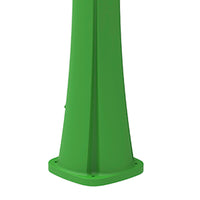 MPC Doccia Verde in Polietilene HD a Riscaldamento Solare con Serbatoio da 25 Litri e Rubinetti Neri Modello Rio Altezza 226 cm Soffione Rotondo Diametro 10 cm Ideale per Esterni