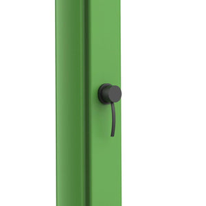 MPC Doccia Per Giardino Verde Acqua Calda Dal Sole in Polietilene HD con Serbatoio da 40 Litri e Soffione Rotondo Modello Rio Xxl Per Giardino Piscina