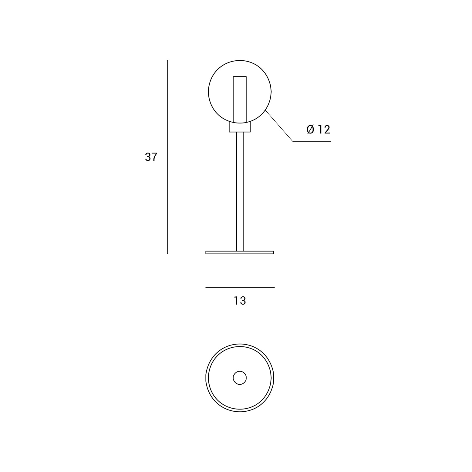 DOM LAMPADA DA TAVOLO 1 LUCE VETRO TRASPARENTE CICLINDRO SATINATO MONTATURA ORO ATTACCO G9 CON DIMMER