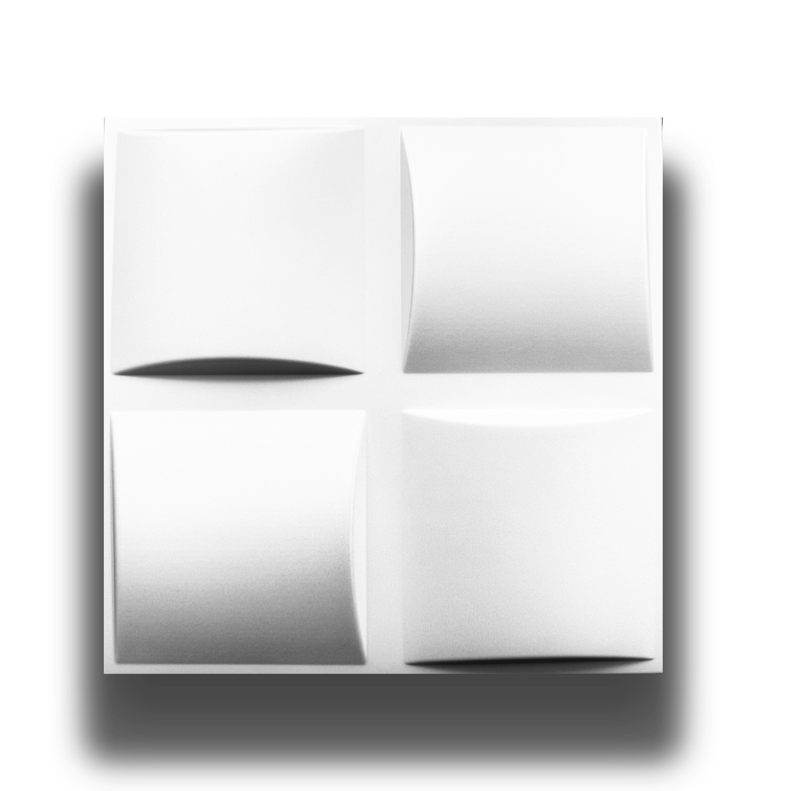 10 o 20mq (40 oppure 80 pezzi) di pannello decorativo 3D a soffitto in EPS isolante 50x50cm DOMINO - Pacco da 20 metri quadrati