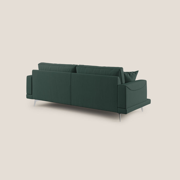 Divano 2 Posti 178x88x93 cm in Tessuto Verde