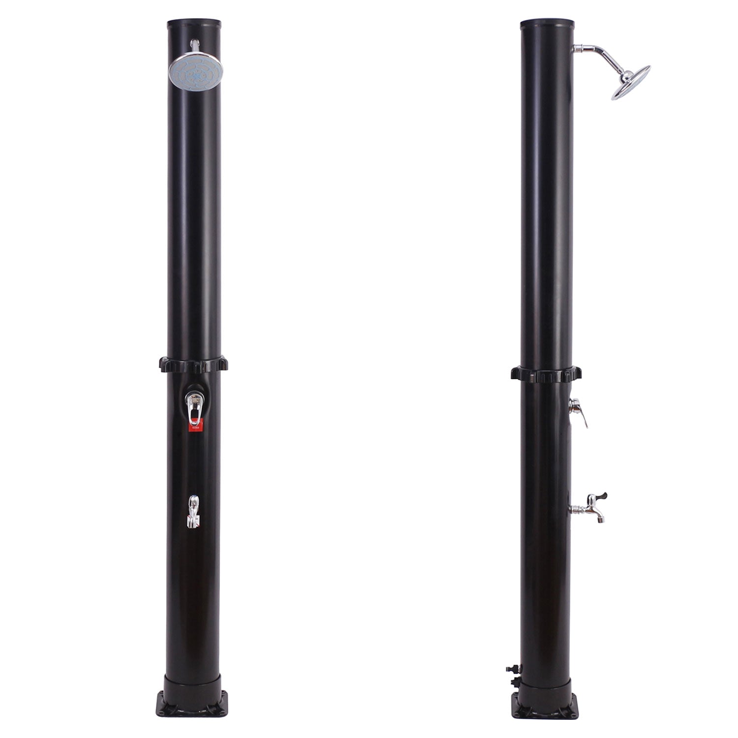 Doccia solare FIDGI nero 35L