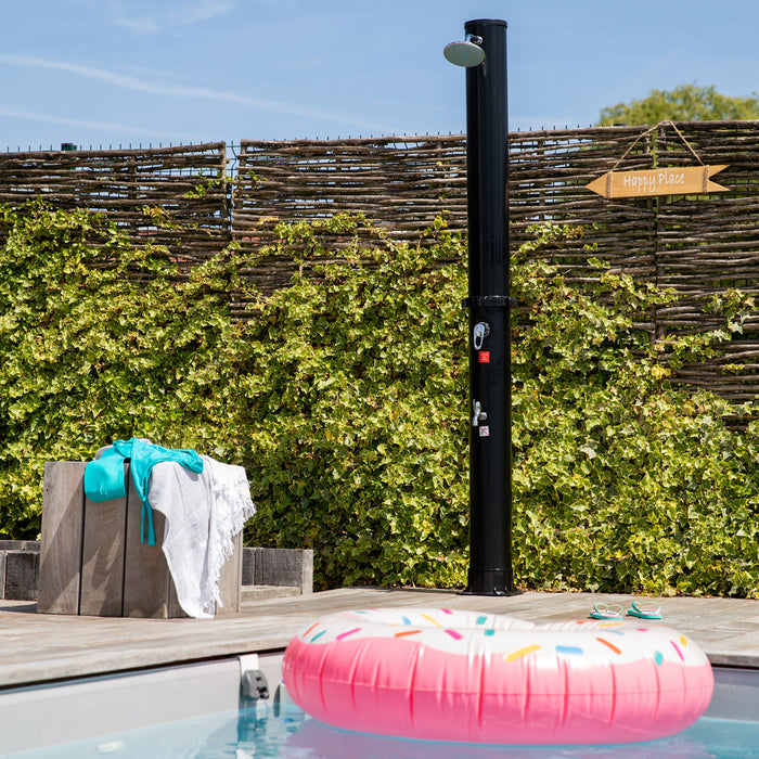 Doccia solare FIDGI nero 35L