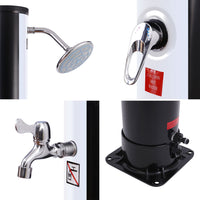 Doccia solare MOOREA nero e argento 18L