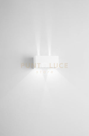 DOUBLE CUBE APPLIQUE DA ESTERNO 20W 1490LM 3000K BIANCO 20X10CM