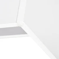 Scarpiera con 2 Ante Ribaltabili, 2 Compartimenti per Ripiano, Cassetto, Piatto in Vetro, Legno Rovere e Bianco