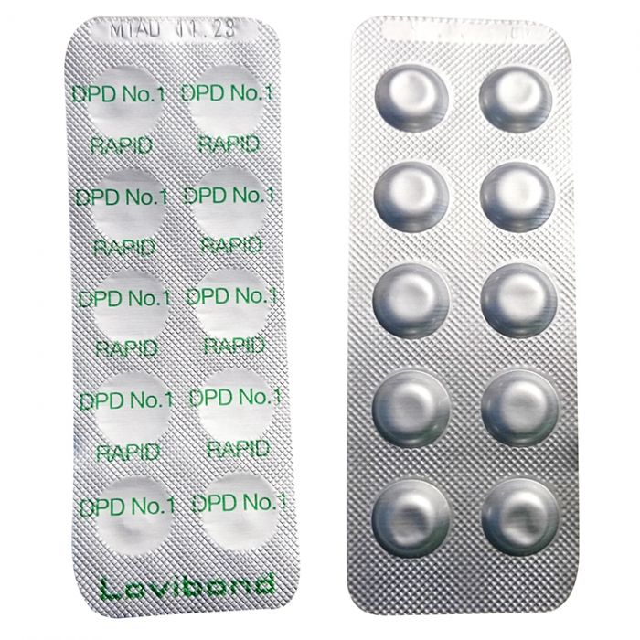 Pastiglie Per Analisi Cloro Libero Dpd1 Per Fotometro Confezione Da 50 Blister (500 Pastiglie)