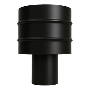 Fumaiolo 4 venti per stufa a pellet sp. 1,2 mm Ø 80