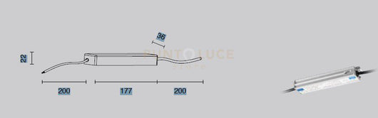 DRIVER IP65 100W  Vin 170-264Vac Vout 48 Vdc Ampere 2.1 A IP65