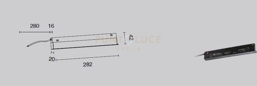DRIVER MAGNETICO 250W Vin 220-240Vac Vout 48 Vdc Ampere 5.2 A IP20