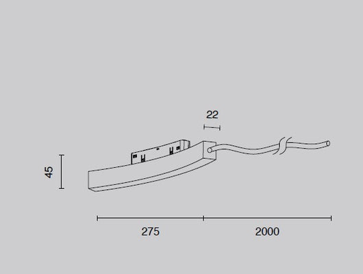 DRIVER PER BINARIO CIRCOLARE RAGGIO 100, 100W Vin 220-240Vac Vout 48 Vdc Ampere 2.1 A IP20