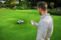 Navimow - Robot tagliaerba i105E, copertura 500mq, senza cavo perimetrale, mappatura assistita attivata da IA, connettivit√† iot, aree di taglio personalizzabili