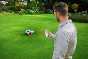 Navimow - Robot tagliaerba i105E, copertura 500mq, senza cavo perimetrale, mappatura assistita attivata da IA, connettivit√† iot, aree di taglio personalizzabili