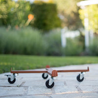 Carrello Portavasi Circolare Speedy con ruota industriale